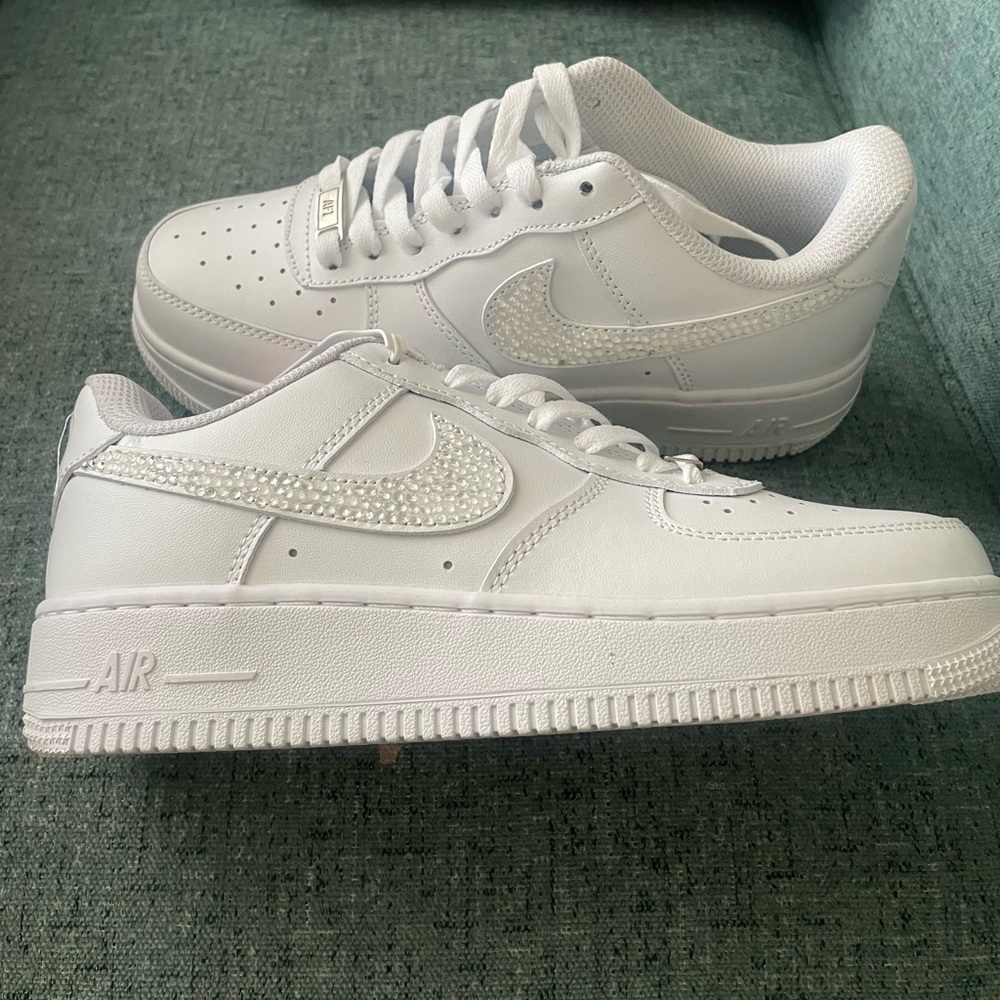 Women’s Rhinestone Nike sneakers.